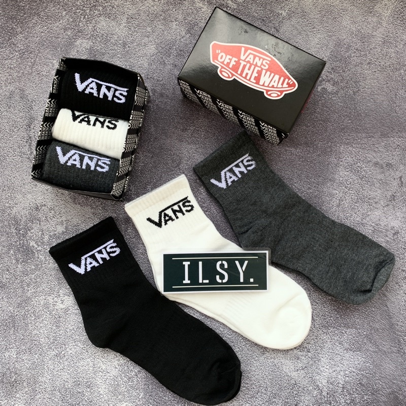VANS SOCK QUARTER ORIGINAL/ KAOS KAKI VANS ORIGINAL INDONESIA BNWB