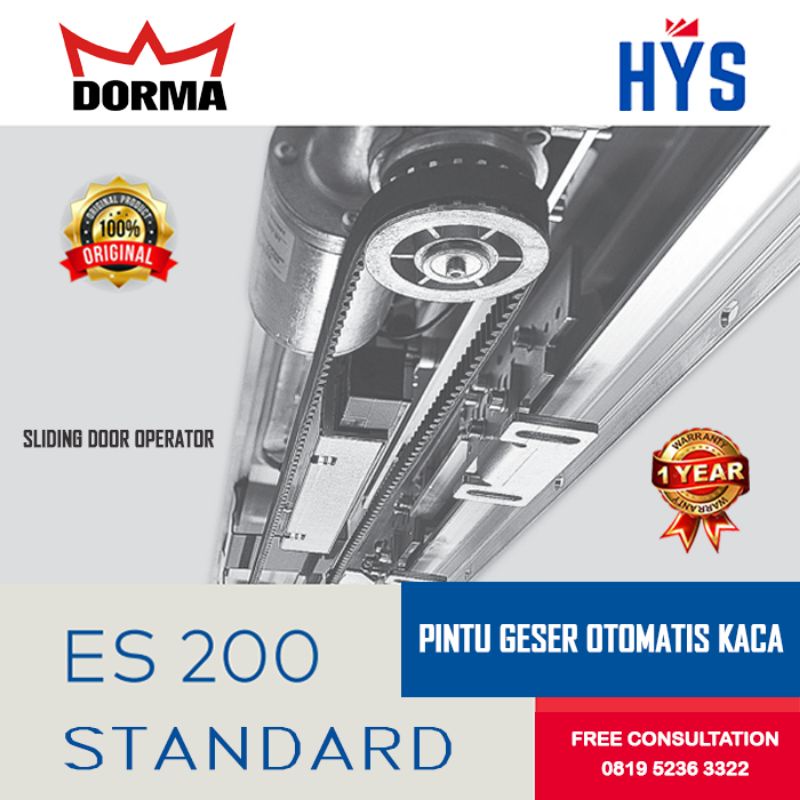 Automatic Sliding Door Dorma ES 200 Standard Pintu Geser Otomatis
