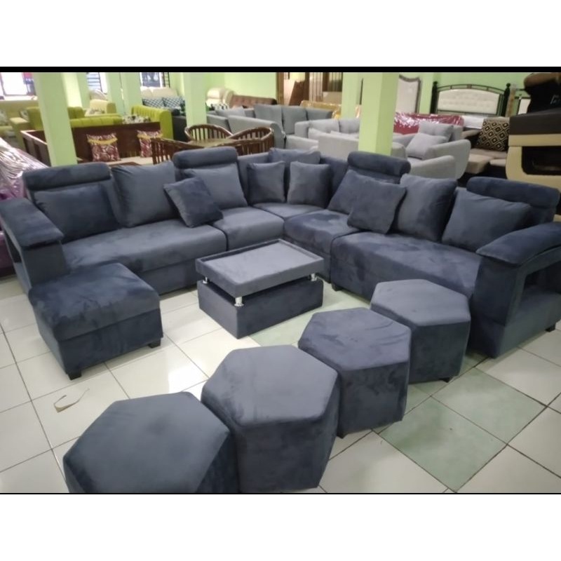 Sofa Beranak/Sofa L beranak/Sofa murah