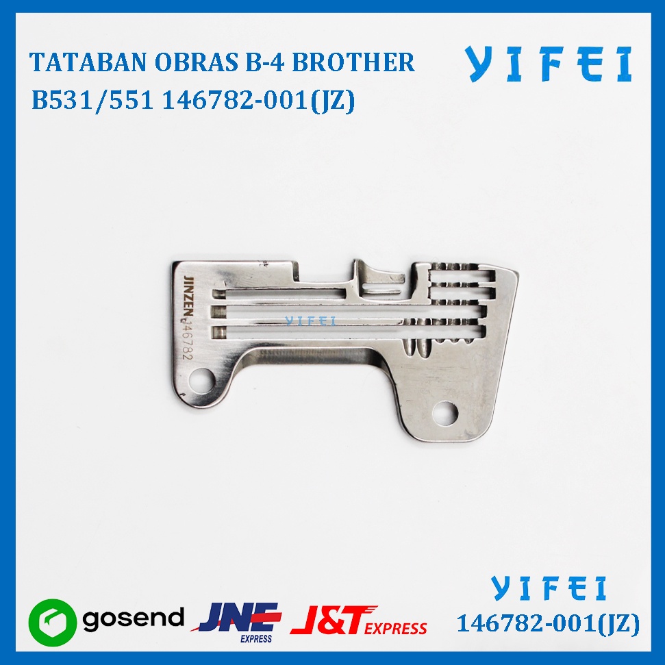 PIRINGAN NEEDLE PLATE MESIN OBRAS BROTHER 551 YIFEI-146782-001(JZ)