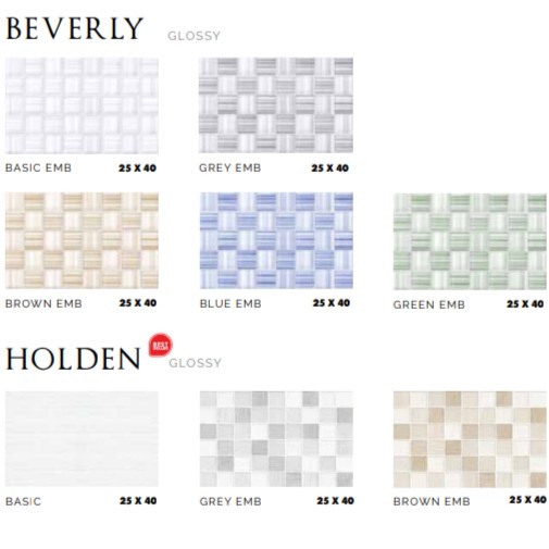 PLATINUM KERAMIK BEVERLY BASIC EMBOSSED 25X40 GRADE A