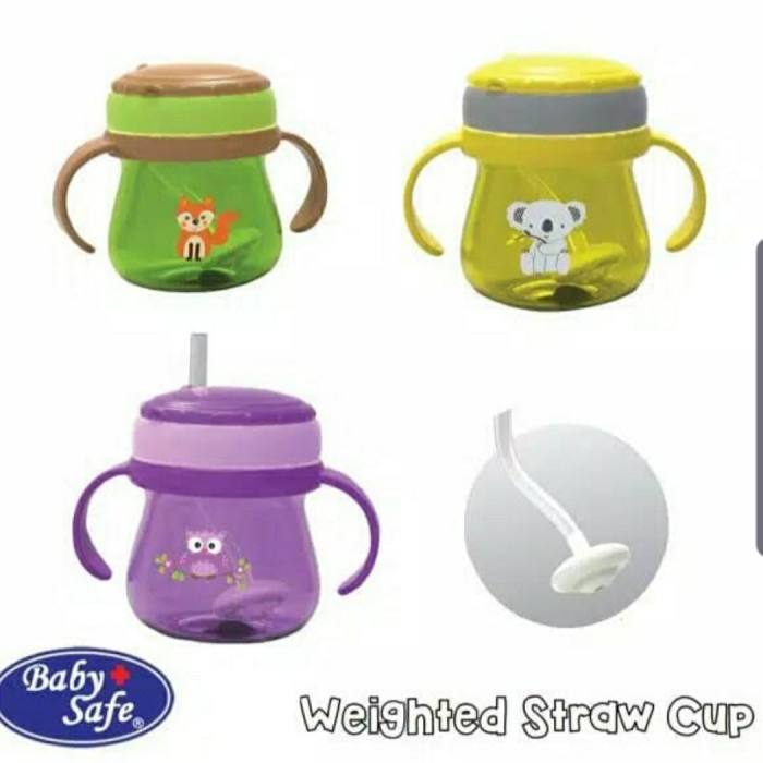 Botol minum anak sedotan baby safe weighted / Rraining Cup
