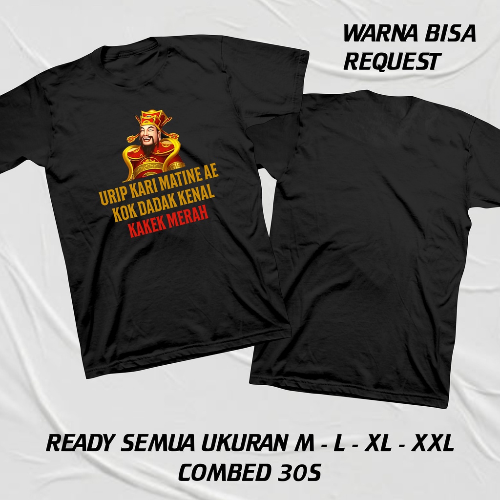 kaos custom kakek merah