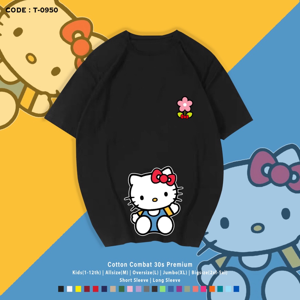 T-Shirt / Kaos Hello-Kitty Cute / Atasan Wanita Lucu