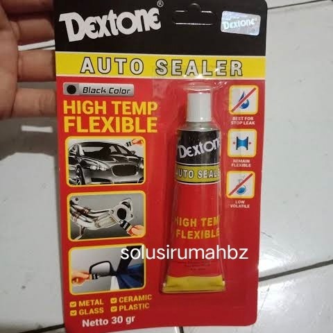 perpcs LEM KACA 30G HITAM AUTOSEALER TUBE SILICONE SEALANT AQUARIUM auto sealer high temperature temp tahan panas 30 gram kecil