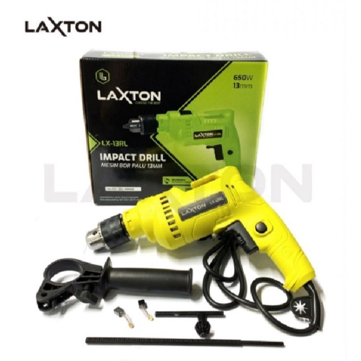 LAXTON Mesin Bor Listrik BETON impact Tangan 13mm BOLAK BALIK LX13RL MURAH LARIS