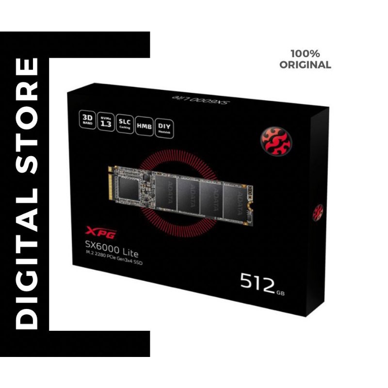 SSD ADATA XPG SX6000 LITE 512GB - SSD M.2 NVMe PCIe Gen 3x4