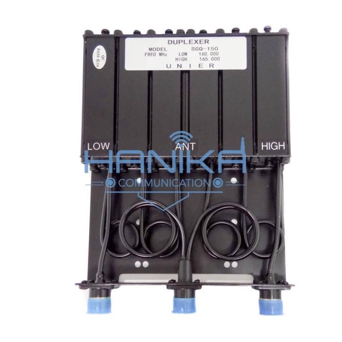 Unier Sgq-150 Duplexer Vhf 160-165Mhz Ori Baru Repeater Radio Rig