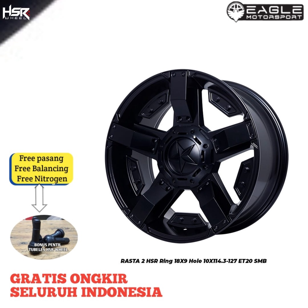 EAGLE | VELG MOBIL R18 RING 18 ORIGINAL HSR RASTA2 VELG MOBIL XTRAIL VITARA RUBICON