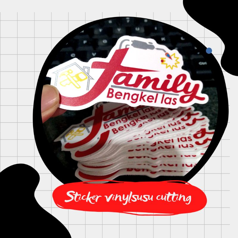 

sticker produk cutting