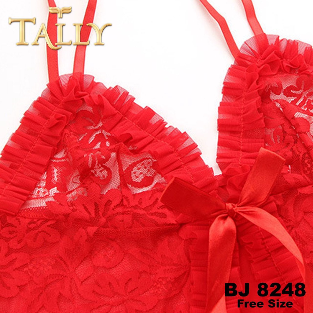 TALLY BAJU TIDUR LINGERIE 8248 I FREE SIZE I BAHAN RENDA