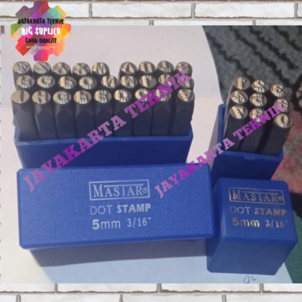 

Dijual sparepart HURUF DAN ANGKA KETOK BINTIK 5MM A-Z DAN 0-9 MASTAR GERMANY Diskon