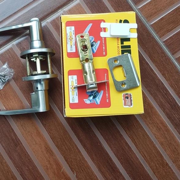 LEVER SET SOLID LV 605 X 300 // HANDLE PINTU KUNCI KAMAR MANDI