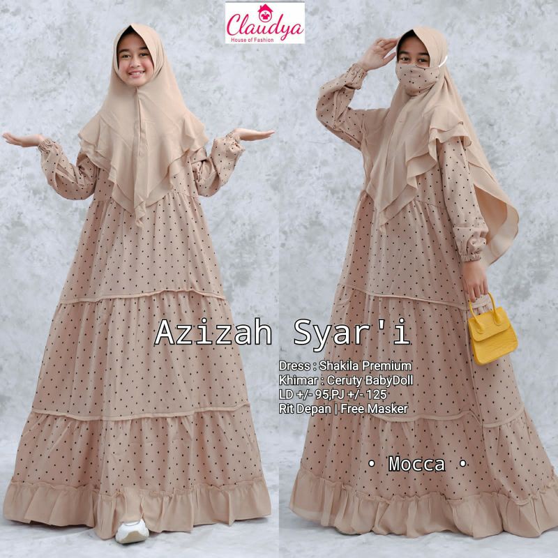 Gamis Maxy Set Remaja by KAYLA CLAUDYA  //kalia Azizah Erlin Larisa Firmala Syeffa Merida