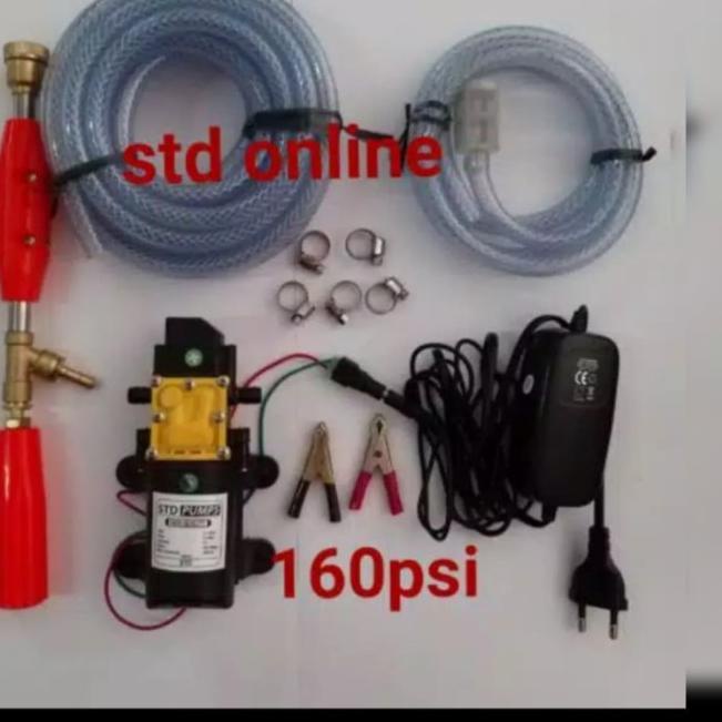 PAKET STEAM DC CUCI MOBIL MOTOR AC HIGH PRESSURE JET CLEANER
