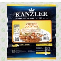 

Kanzler Sosis cheese cocktail 500gr Instant Sameday Ready Sukmajaya