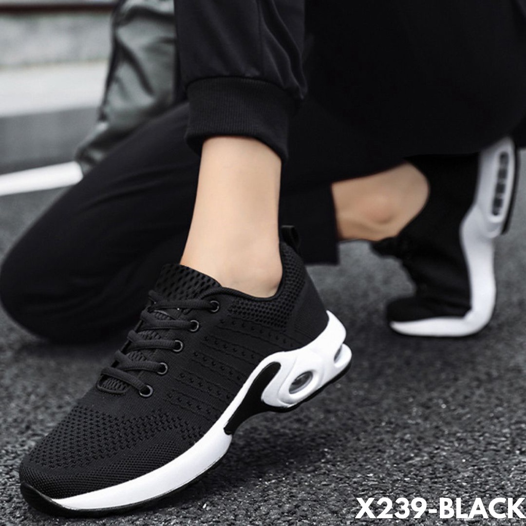 SEPATU PRIA SNEAKERS KEREN PARAH OLAHRAGA BAGUS KASUAL BAGUS BAHAN MESH IMPORT 239