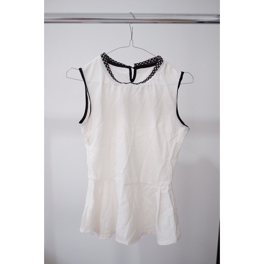 Bling White n Black Top