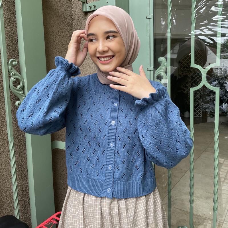 BEFAST - ZFS OOTD Cardigan CALISA / POPPY CARDIGAN KNIT / Cardigan Wanita Model Terbaru / Pakaian Casual Remaja Wanita / Outer Trendy / Fashion Kekinian Wanita Trendy / Outfit Selebgram / Cardigan Wanita Modis