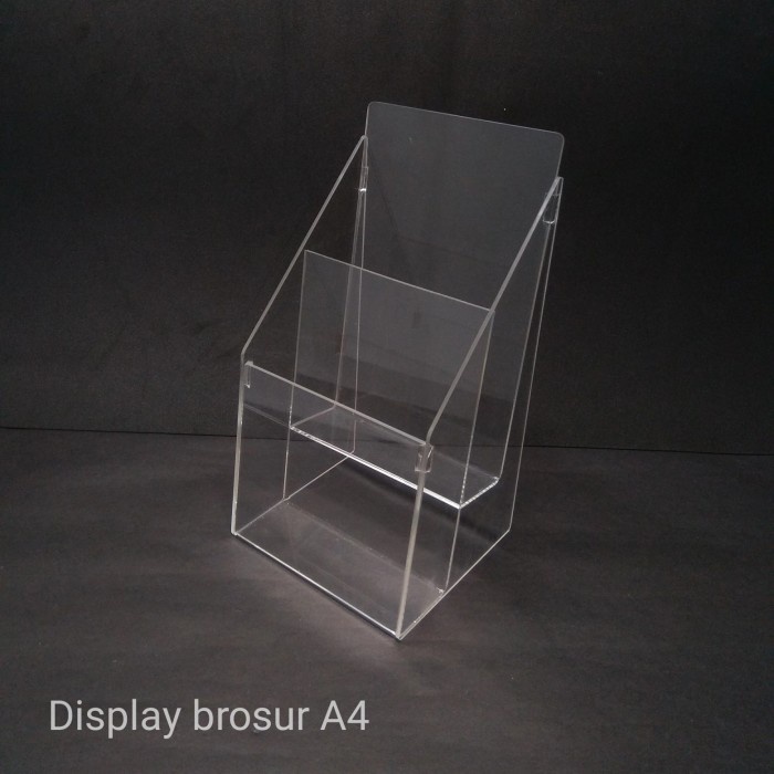

Rak Tempat Brosur A4 2 Susun/Rak Brosur Susun