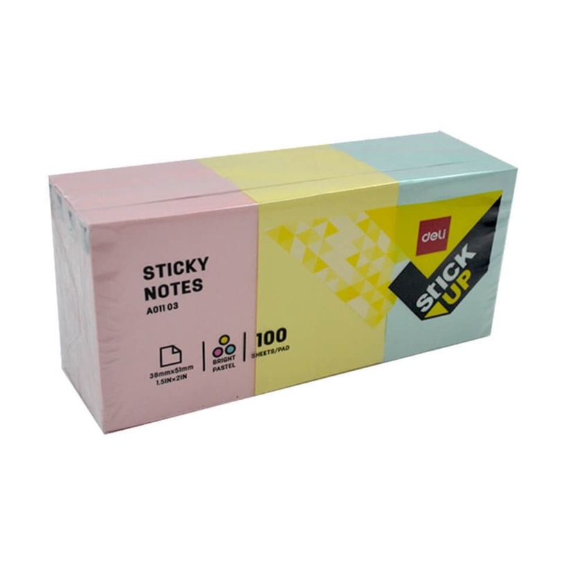 Memo tempel / Sticky Note 100sheet - Deli A011 03