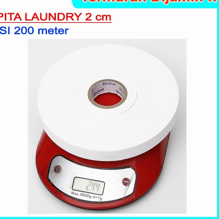 

ㅓ PITA LAUNDRY TAFFETA LABEL PENANDA ROLL KAIN KERTAS 20 mm 2 cm 200 meter ヹ