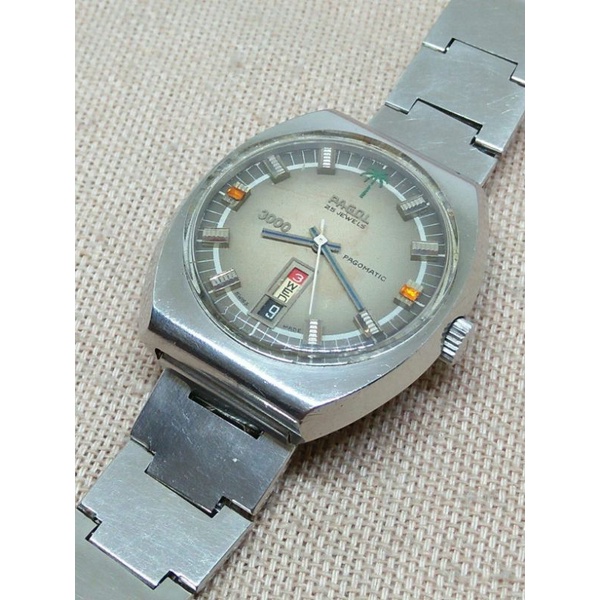 Pagol 3000 pagomatic full original jam tangan antik swissmade vintage wach rare arloji tua koleksi j