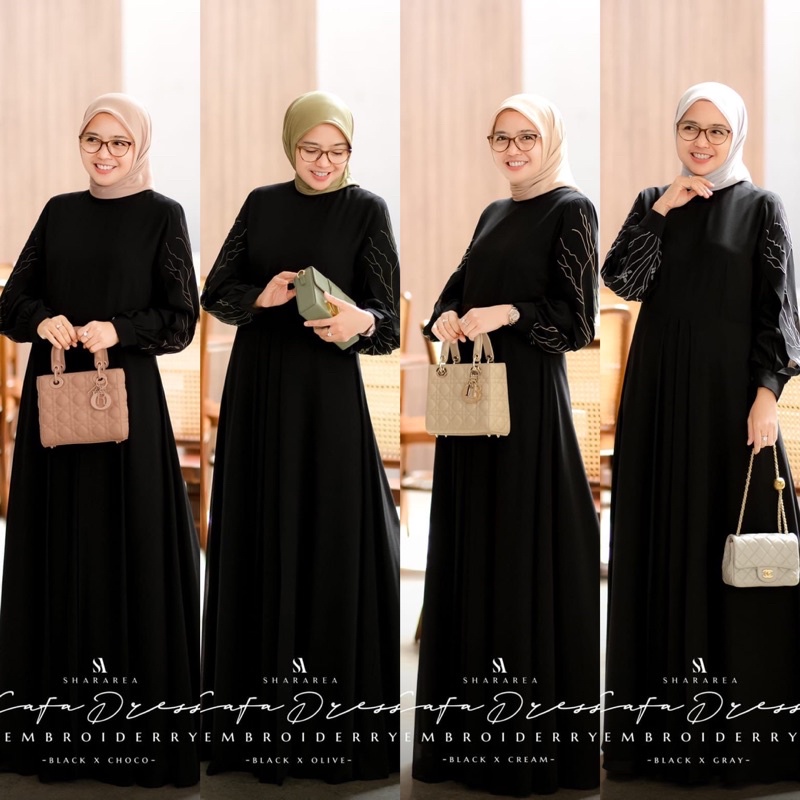 Safa Dress Embroidery (Dress Saja) by Shararea