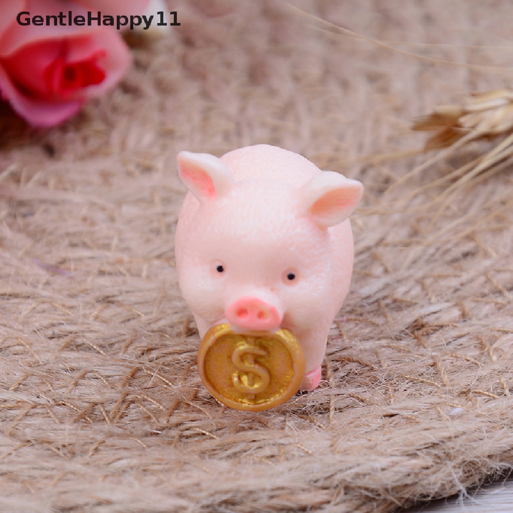 Gentlehappy 5pcs/set Babi Lucu Miniatur Hewan Hiasan Taman Diy Fairy Garden Decoration id