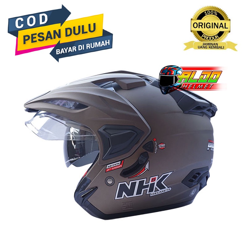 HELM NHK | NHK PREDATOR CRYPTON | HELM NHK PREDATOR CRYPTON STAR GREY DOFF ORIGINAL | NHK DOUBLE VIS
