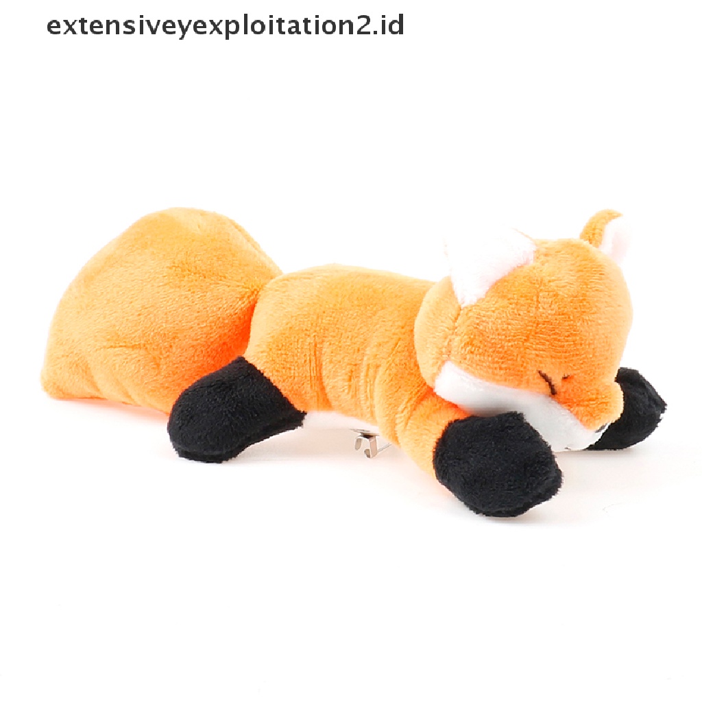 1 Pc Bros Bentuk Boneka Rubah Bahan Plush Untuk Pasangan