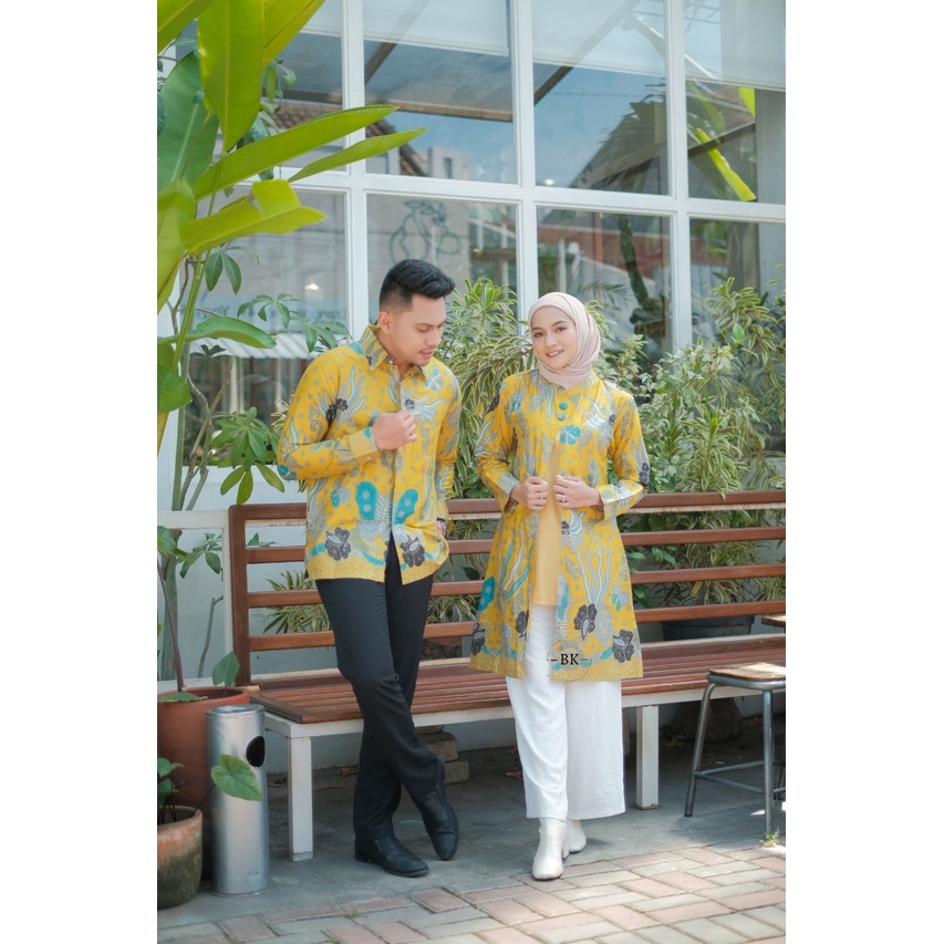 BATIK PEKALONGAN SARIMBIT BATIK TUNIK KEMEJA BIANCA BOLERO || COUPLE BATIK || TUNIK BATIK || KEMEJA 