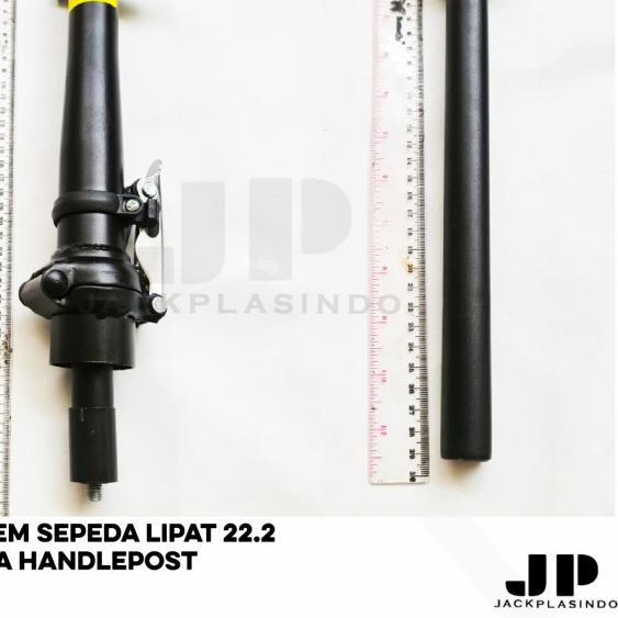 Tiang stem sepeda lipat 22.2 TAYA handlepost alloy telescopic seli pac