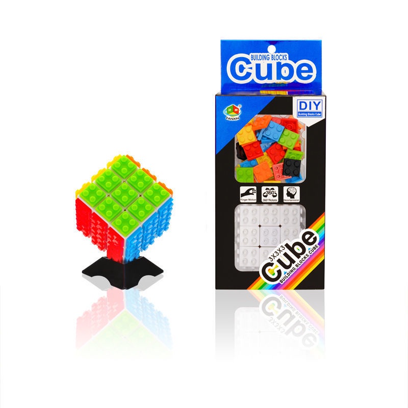 Mainan Edukasi Puzzle Kubus Rubik 3x3 X 3 Untuk Anak