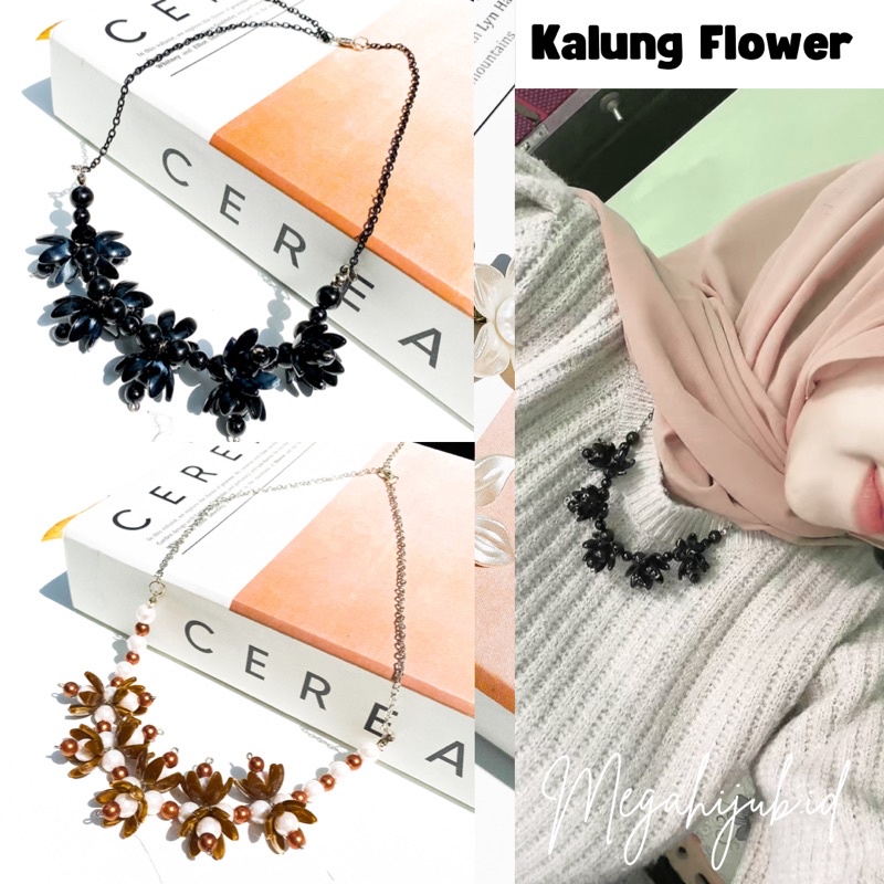 Premium crystal beads necklace handmad / kalung manik hijab dan non hijab / kalung choker