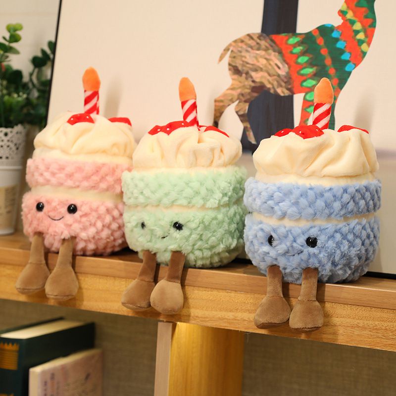 Boneka Mainan Mewah Jellycat Super Lucu Kue Ulang Tahun Hadiah Natal