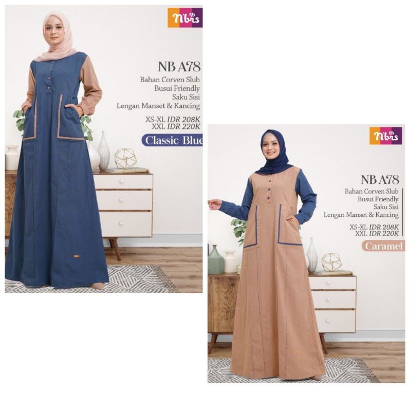 GAMIS MURAH GAMIS NIBRAS NB A78