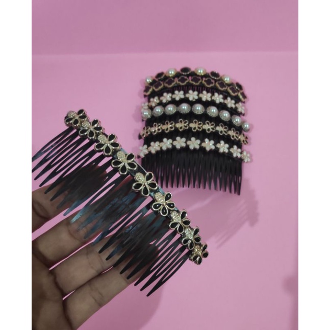 SIRKAM RAMBUT MOTIF - SIRKAM RAMBUT AESTHETIC - SIRKAM RAMBUT HITAM - SIRKAM RAMBUT MUTIARA 1 BUAH