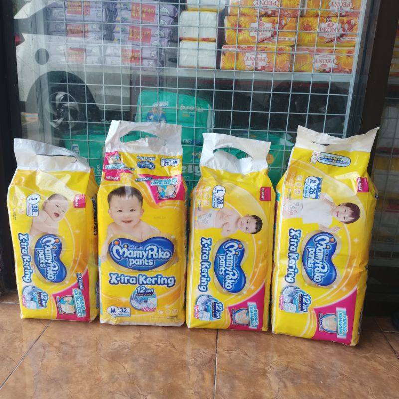 DIAPERS MAMYPOKO XTRA KERING S M L XL  XXL