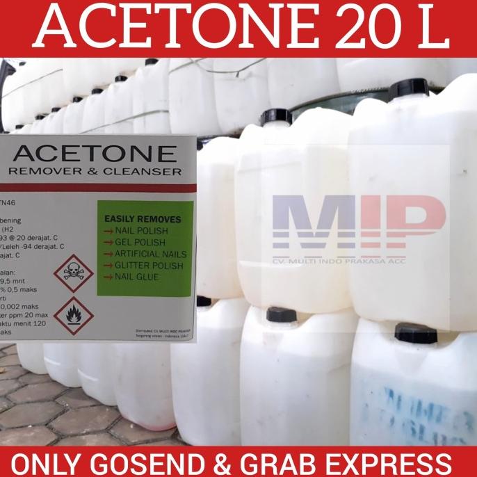 Aseton acetone pembersih kutek - Acetone - 20 liter