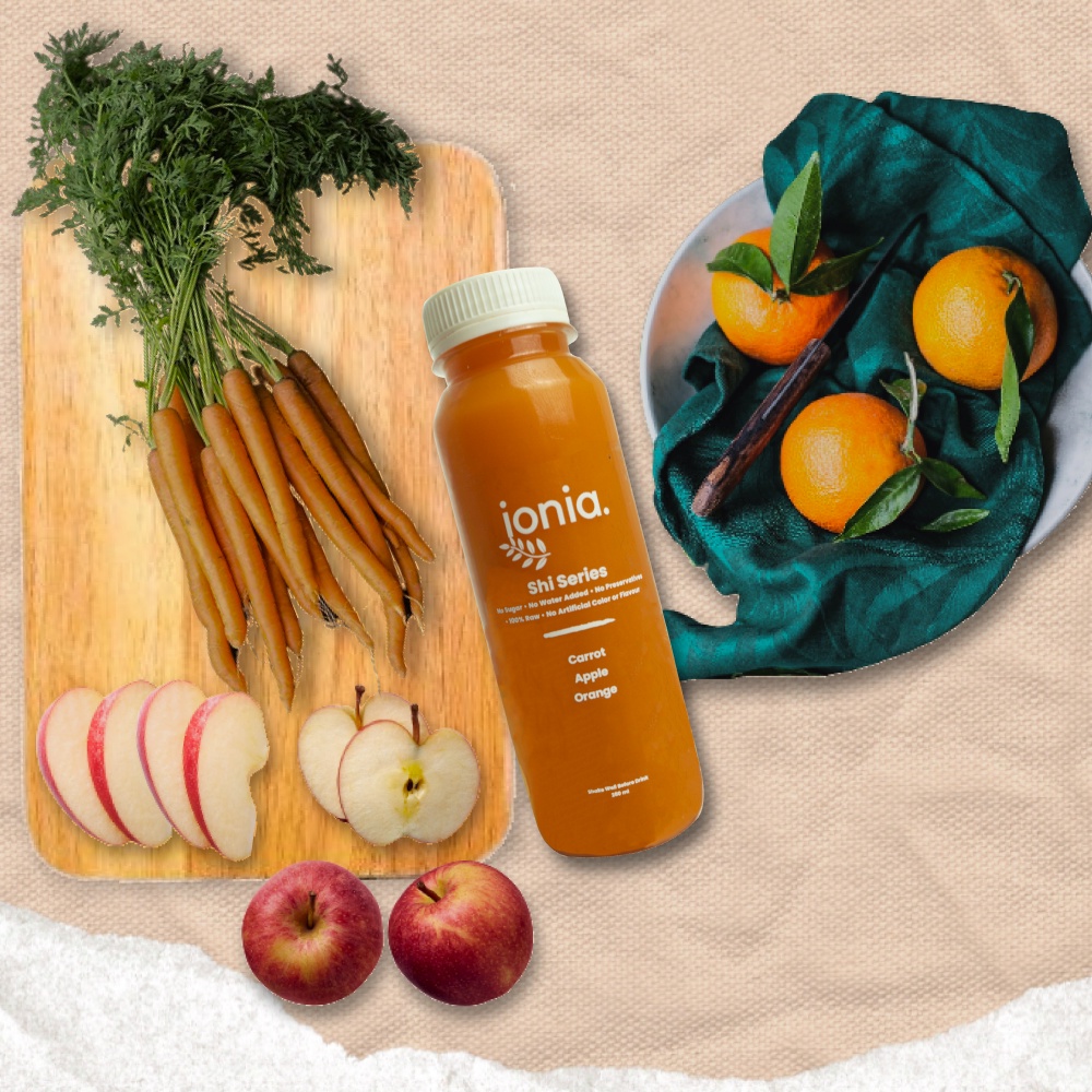 

Detox Juice Cold Pressed Jus Minuman Diet Sehat Pelangsing Detok Kesehatan Cleanse Buah Sayur Wortel Carrot Jeruk Orange Apel Organik Smoothies Imboost Immune Booster 250ml