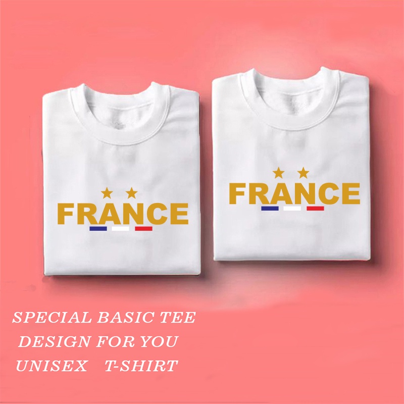 AS /  kaos distro motif FRANCE / kaos pria wanita / kaos pria / baju wanita / kaos wanita / baju pria / atasan / polos / atasan wanita / tshirt