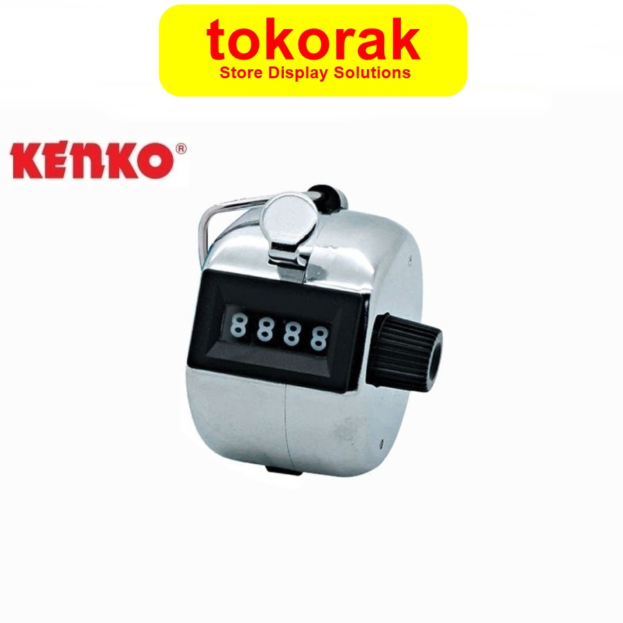 HAND TALLY COUNTER KENKO STAINLESS - ALAT PENGHITUNG MANUAL CEPAT