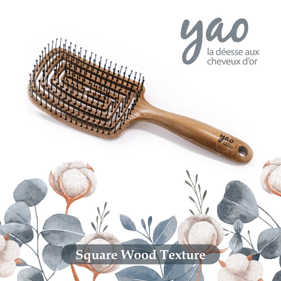 YAO SQUARE WOOD TEXTURE BRUSH