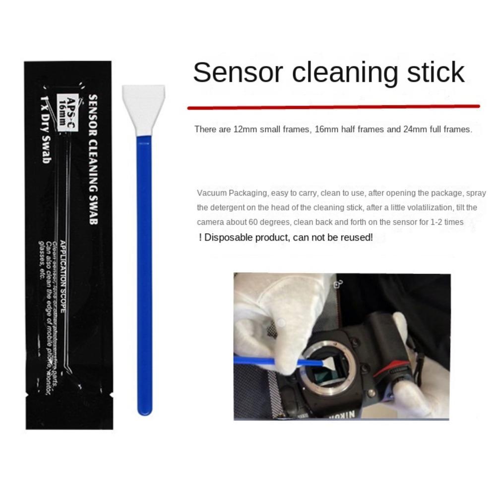 Top 6PCs Sensor Cleaning Kit Alat Pembersih Kamera Portable 12mm 16mm 24mm Untuk Kamera Digital