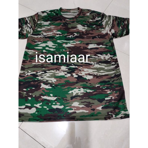 KAOS LORENG TNI AD TERBARU /BAHAN DREIFIT