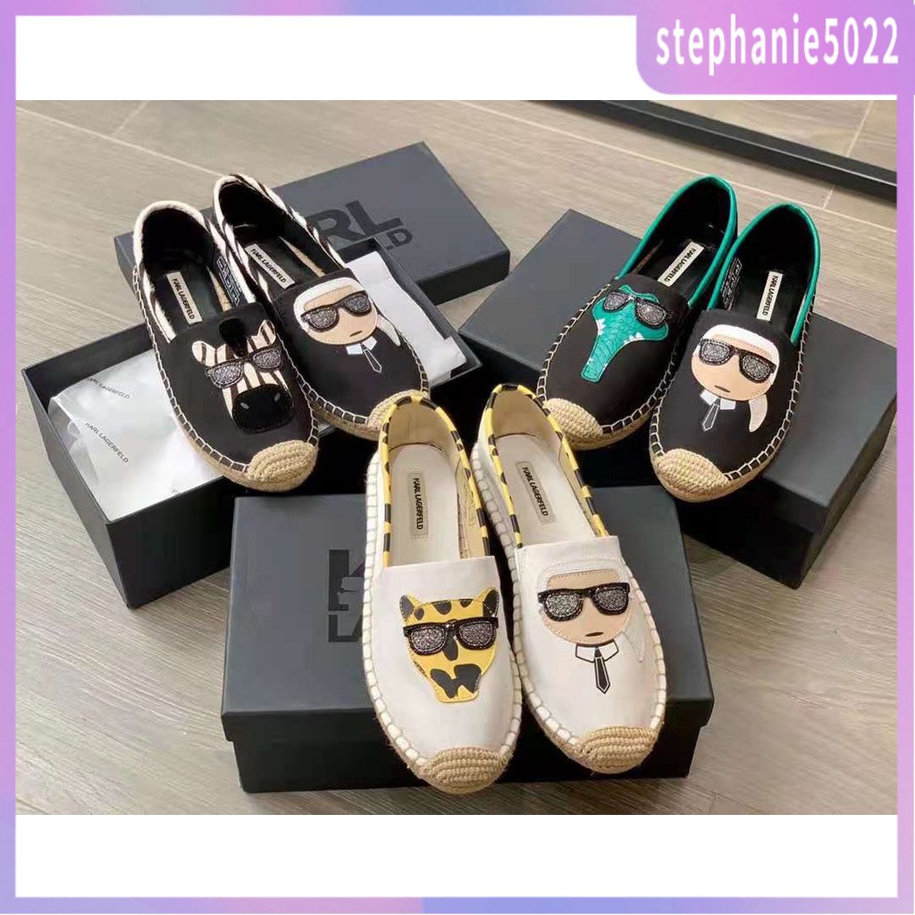 Original- karl lagerfeld fisherman shoes