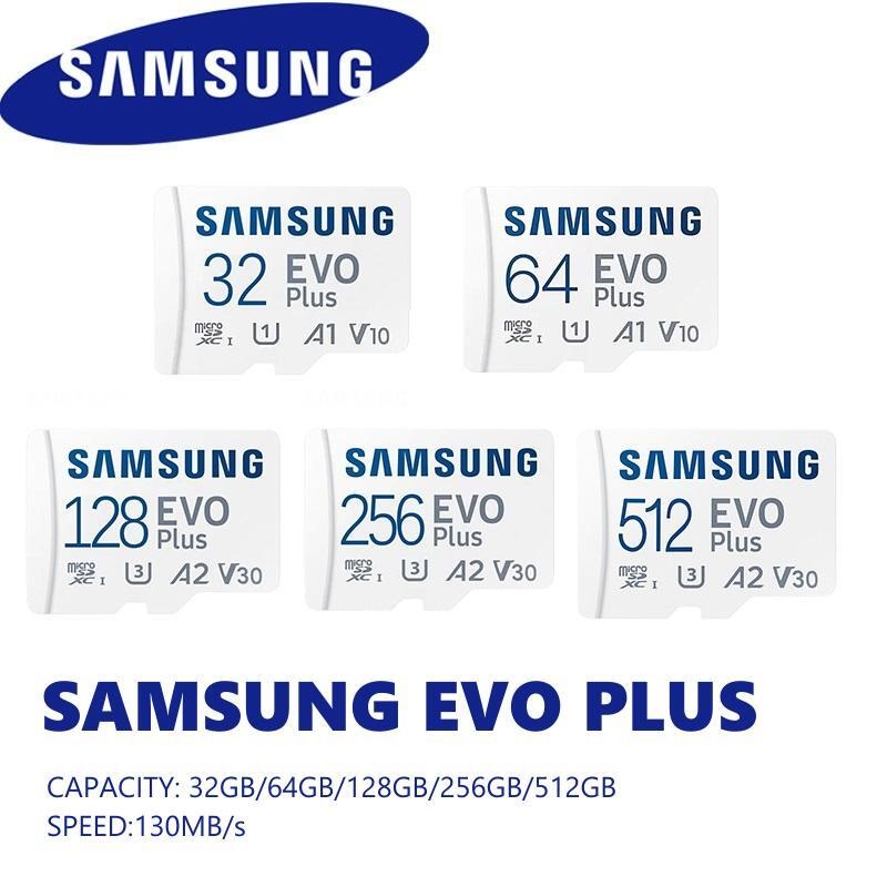 Kartu Memori Samsung 32GB/64GB/128GB/256GB/512GB Transfer higga 95MB/S Ultra Kartu SD Memory Kartu TF Card Micro SD Card Memory Card High Speed SD TF Card FREE Adapter