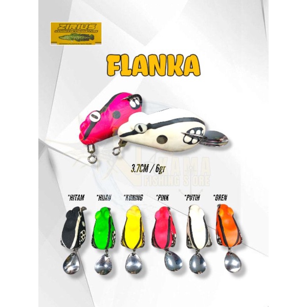 Umpan Casting Soft Frog Zirius Flanka
