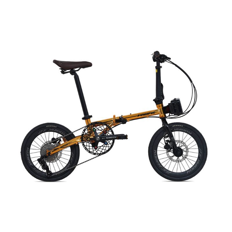 Sepeda Lipat Pacific Kodiak 3.0 Gold Folding Bicycle